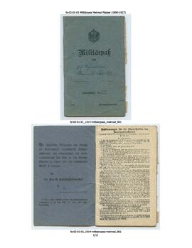 Militärpass 1914